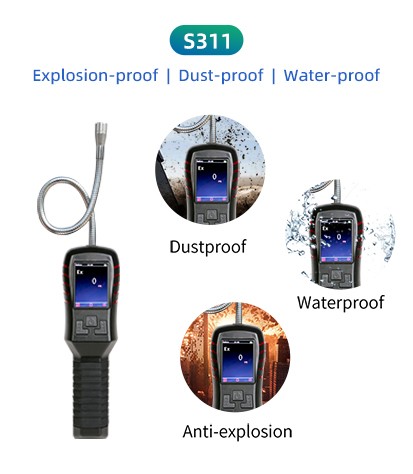 S311 Portable gas leak detector