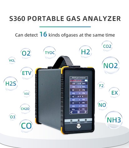 S360 portable multi gas analyzer