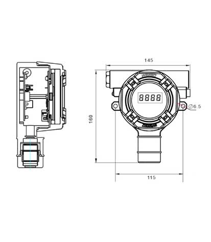 GT/GTYQ-QD6360 fixed gas detector