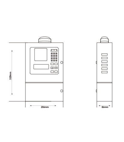 QD6000II gas alarm controller