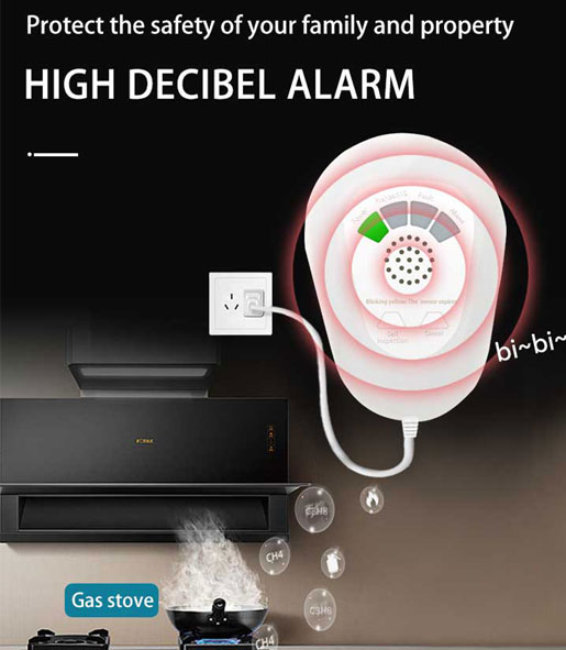 JT-ZJ100-CH4 Stand-alone household gas alarm