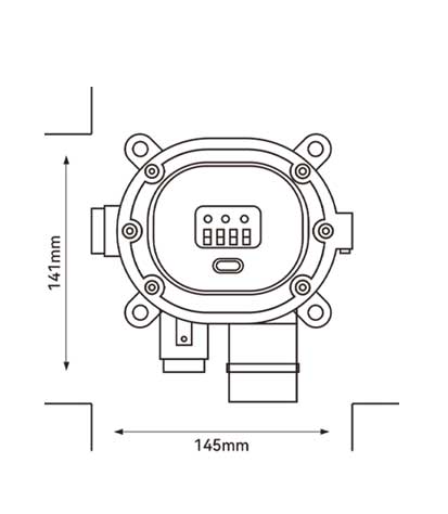 GSS-GC802 Industrial and Commercial Gas Detector