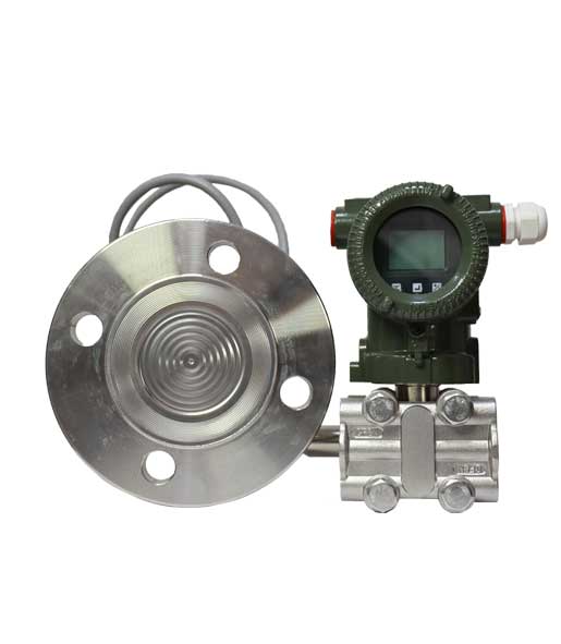 Pressure transmitter-remote double flange