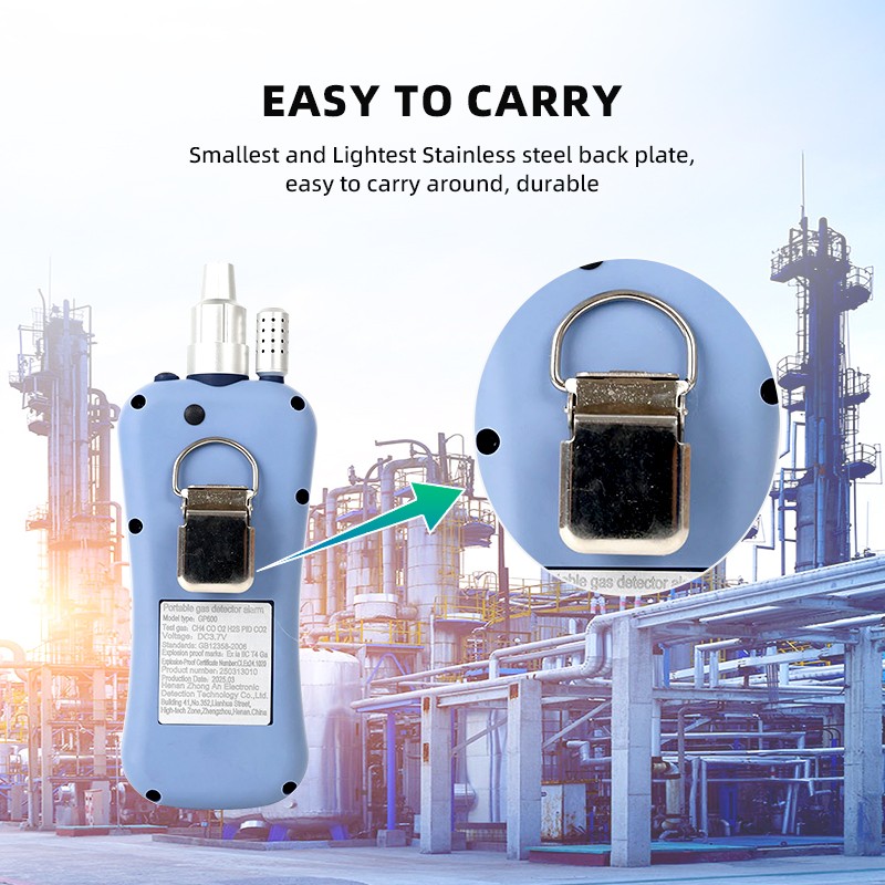 VOC PID Gas Detector Portable Photoionization Detector GSS-GP600